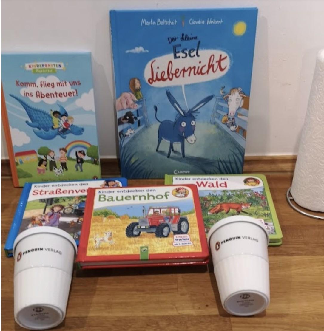 Kinderbücher und Materialien als Beispiele für Anschaffungen